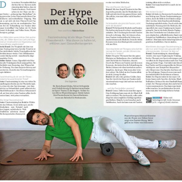 Medicross-Zentrum Orthopädie Sportorthopädie Unfallchirurgie Chirurgie Neckarsulm Faszientraining