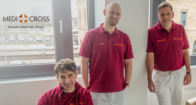 Medicross-Zentrum Orthopädie Sportorthopädie Unfallchirurgie Chirurgie Neckarsulm Knie Ärzte Ärzteteam